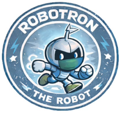 RoboTron badge logo